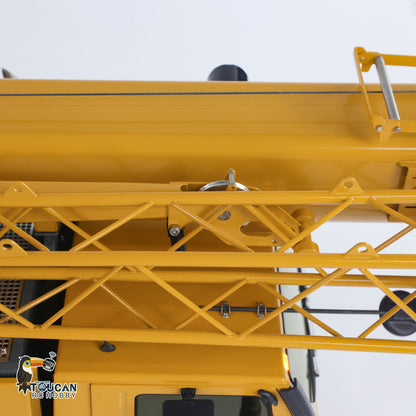 Eyewhale 1/14 All Terrain Remote Control Hydraulic Mobile Crane Truck D1050 Ready to Run FlySky PL18EV Sound Light System