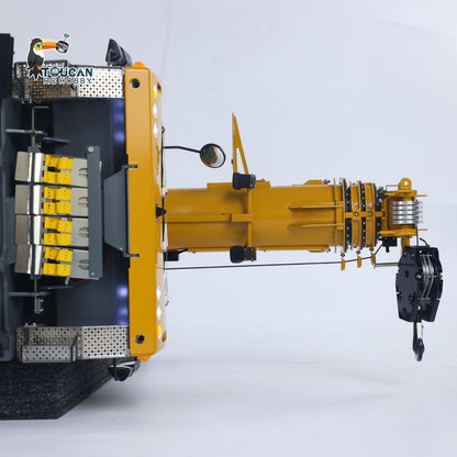 Eyewhale 1/14 All Terrain Remote Control Hydraulic Mobile Crane Truck D1050 Ready to Run FlySky PL18EV Sound Light System