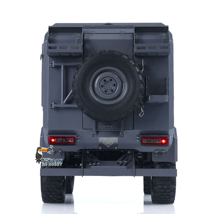Metal LESU 1/10 4*4 RC Off-road Car RAVE-UM406 Electric Remote Control Recreational Vehicle 2Speed Gearbox Winch I6S Radio