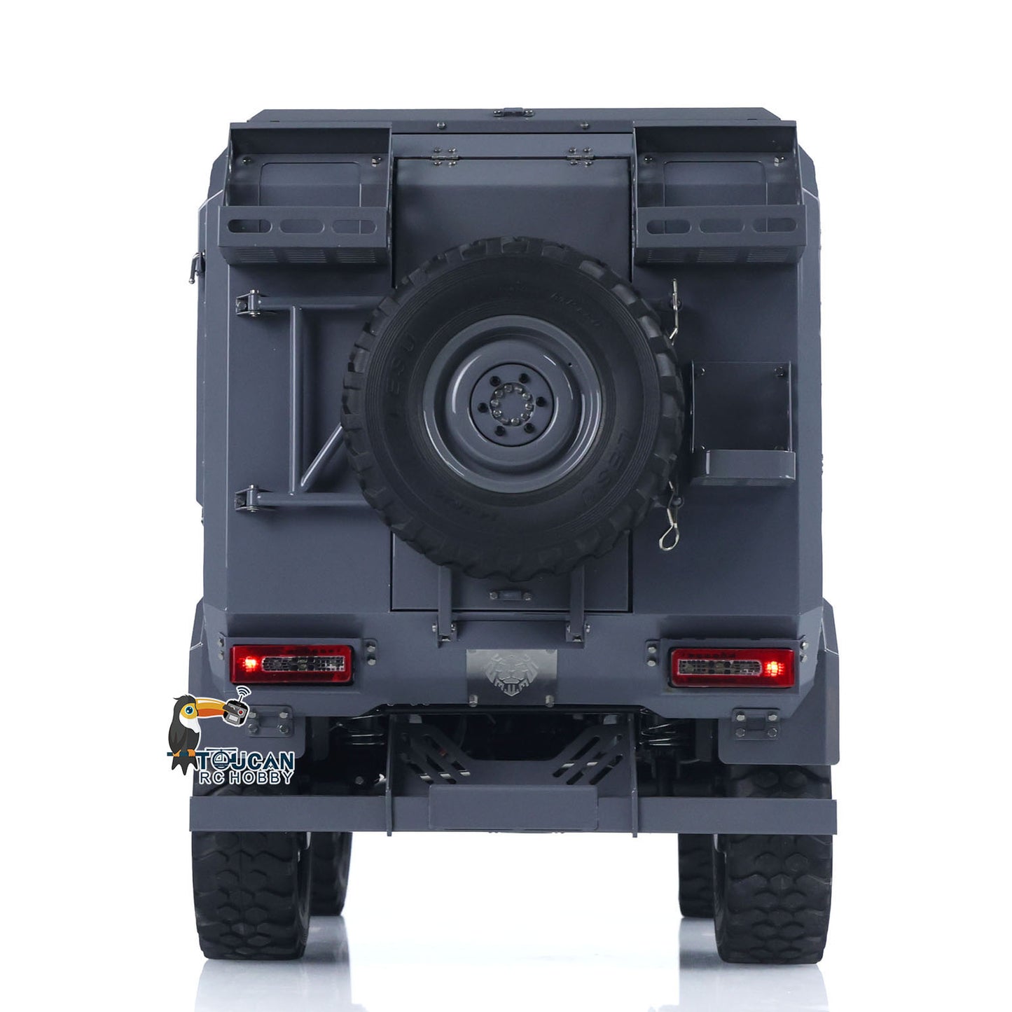 LESU RAVE-UM406 /10 Metal RC Off-Road Vehicle 2-Speed Transmission Winch Sound Light System Hobbywing QuicRun Fusion SE 1200KV Brushless Motor & ESC