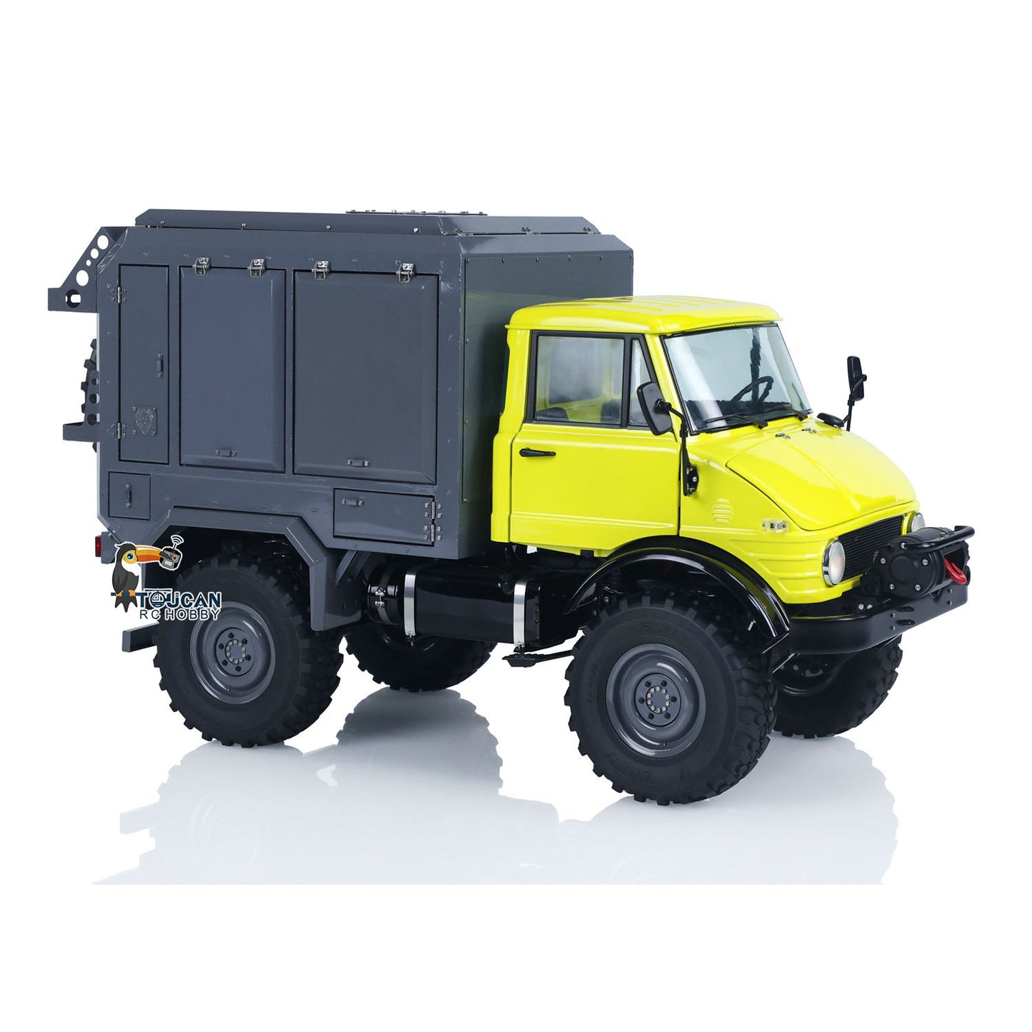 Metal LESU 1/10 4*4 RC Off-road Car RAVE-UM406 Electric Remote Control Recreational Vehicle 2Speed Gearbox Winch I6S Radio