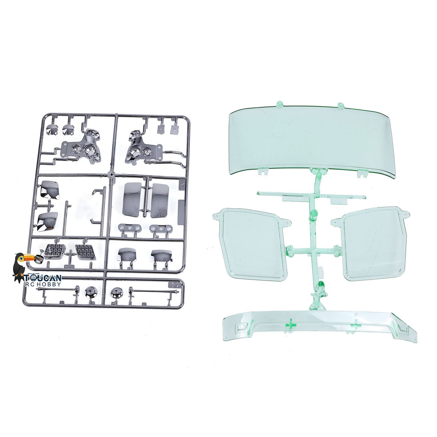 KABOLITE Cabin Shell Unassembled Unpainted Universal for Upgrade 1/14 LESU TAMIIYA 3348 RC Dumper 3363 Dump Radio Controlled Truck