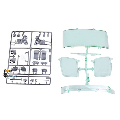 KABOLITE Cabin Shell Unassembled Unpainted Universal for Upgrade 1/14 LESU TAMIIYA 3348 RC Dumper 3363 Dump Radio Controlled Truck