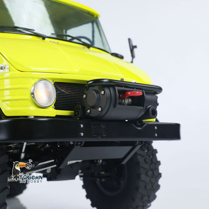 Metal LESU 1/10 4*4 RC Off-road Car RAVE-UM406 Electric Remote Control Recreational Vehicle 2Speed Gearbox Winch I6S Radio