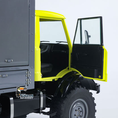 Metal LESU 1/10 4*4 RC Off-road Car RAVE-UM406 Electric Remote Control Recreational Vehicle 2Speed Gearbox Winch I6S Radio