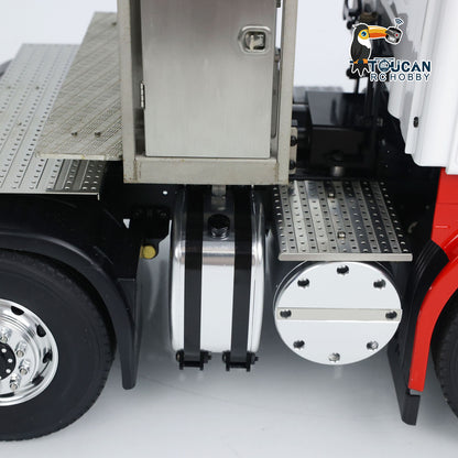 LESU 8x8 Metal RC Truck Chassis Aluminum Alloy Heavy-Duty Frame 2-Speed Transmission Equipment Rack 540 Brushed Motor for 1/14 RC TAMIYA R620 3363 1851 DIY Models