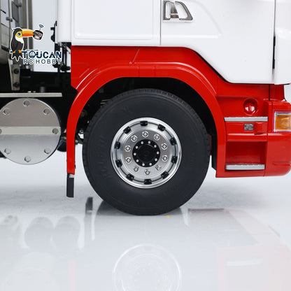 LESU 8x8 Metal RC Truck Chassis Aluminum Alloy Heavy-Duty Frame 2-Speed Transmission Equipment Rack 540 Brushed Motor for 1/14 RC TAMIYA R620 3363 1851 DIY Models