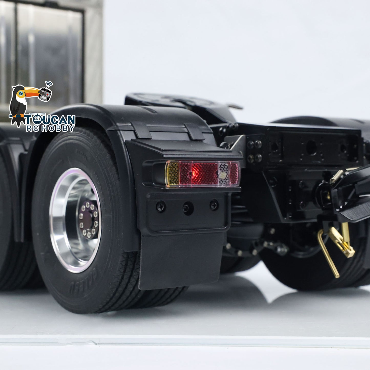 LESU 8x8 Metal RC Truck Chassis Aluminum Alloy Heavy-Duty Frame 2-Speed Transmission Equipment Rack 540 Brushed Motor for 1/14 RC TAMIYA R620 3363 1851 DIY Models