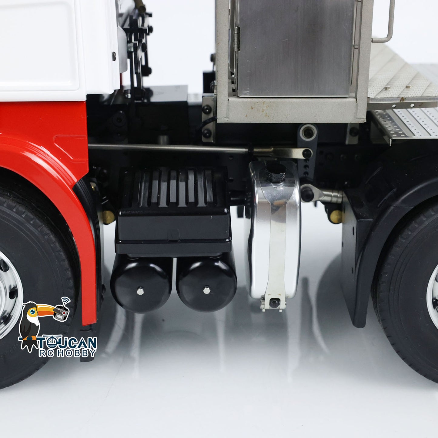 LESU 8x8 Metal RC Truck Chassis Aluminum Alloy Heavy-Duty Frame 2-Speed Transmission Equipment Rack 540 Brushed Motor for 1/14 RC TAMIYA R620 3363 1851 DIY Models