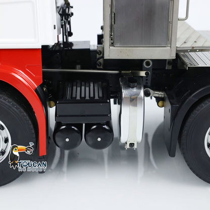 LESU 8x8 Metal RC Truck Chassis Aluminum Alloy Heavy-Duty Frame 2-Speed Transmission Equipment Rack 540 Brushed Motor for 1/14 RC TAMIYA R620 3363 1851 DIY Models
