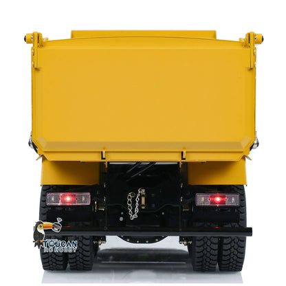 1/14 Metal 8x8 Hydraulic RC Tipper Truck Flip-over Cover Remote Control Dump Simulation Car PNP ESC Servo Motor