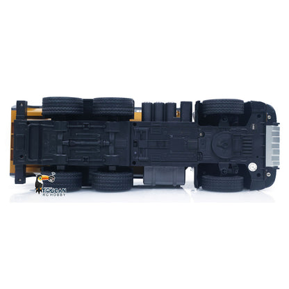 US Stock HUINA 1/14 Electric RC Dump Truck 573 Remote Control Tipper Model Vehicle Flowing Water Light Sound Effect 2.4G Radio Battery