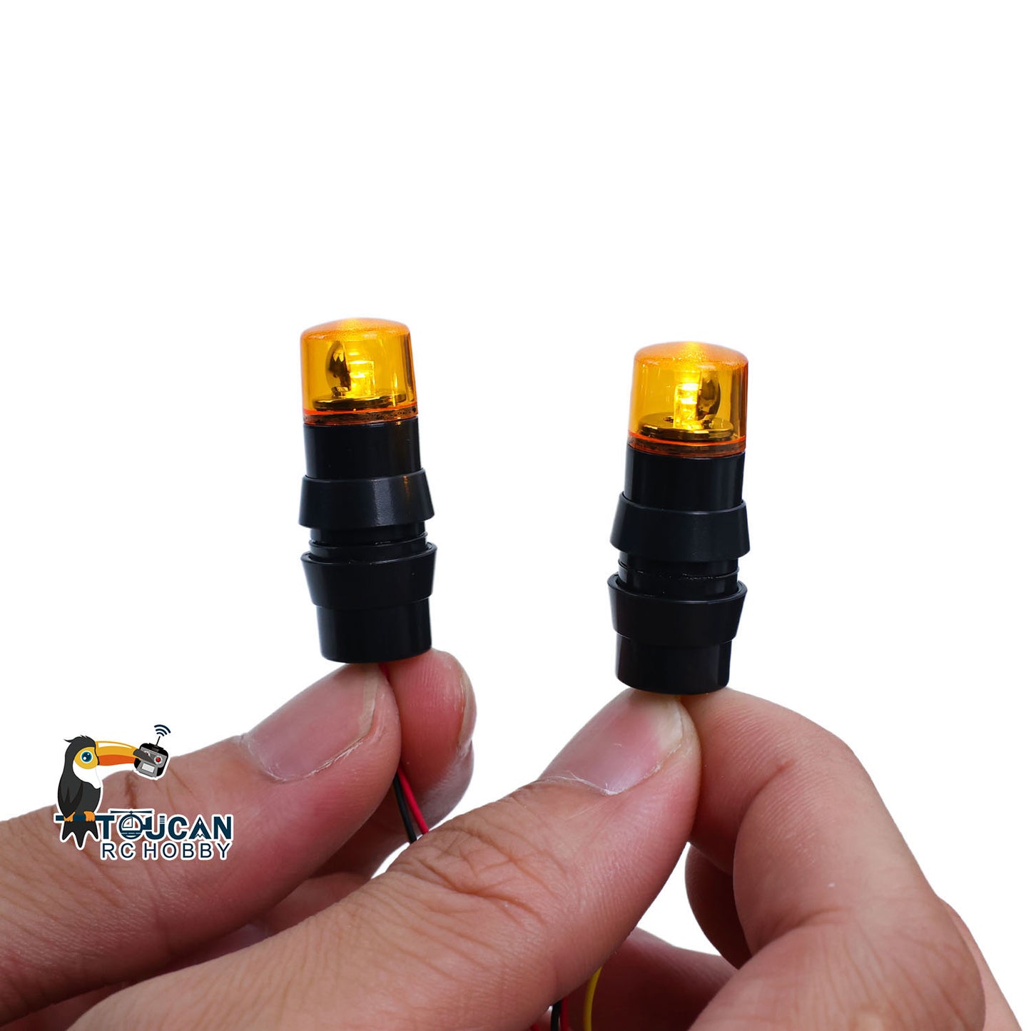 TOUCAN RC HOBBY BITRC 1/14 RC Excavator Loader Dump Truck Rotating Warning Beacon Light Construction Vehicle DIY Accessory