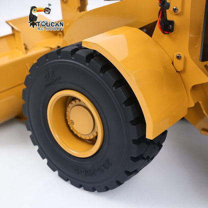 1/12 Metal Remote Control Hydraulic Loader DIM C950 2Speed Gearbox 5CH Valve RC Heavy Machine Model Hobbywing Brushed ESC