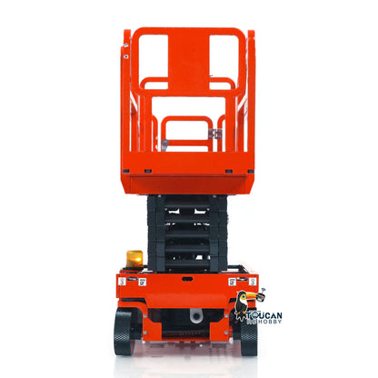 CUT 1/14 Metal Hydraulic Scissor Lift RC Platform Truck TOUCAN Paint Ready to Run Motor ESC Servo I6S Radio Adults Collection