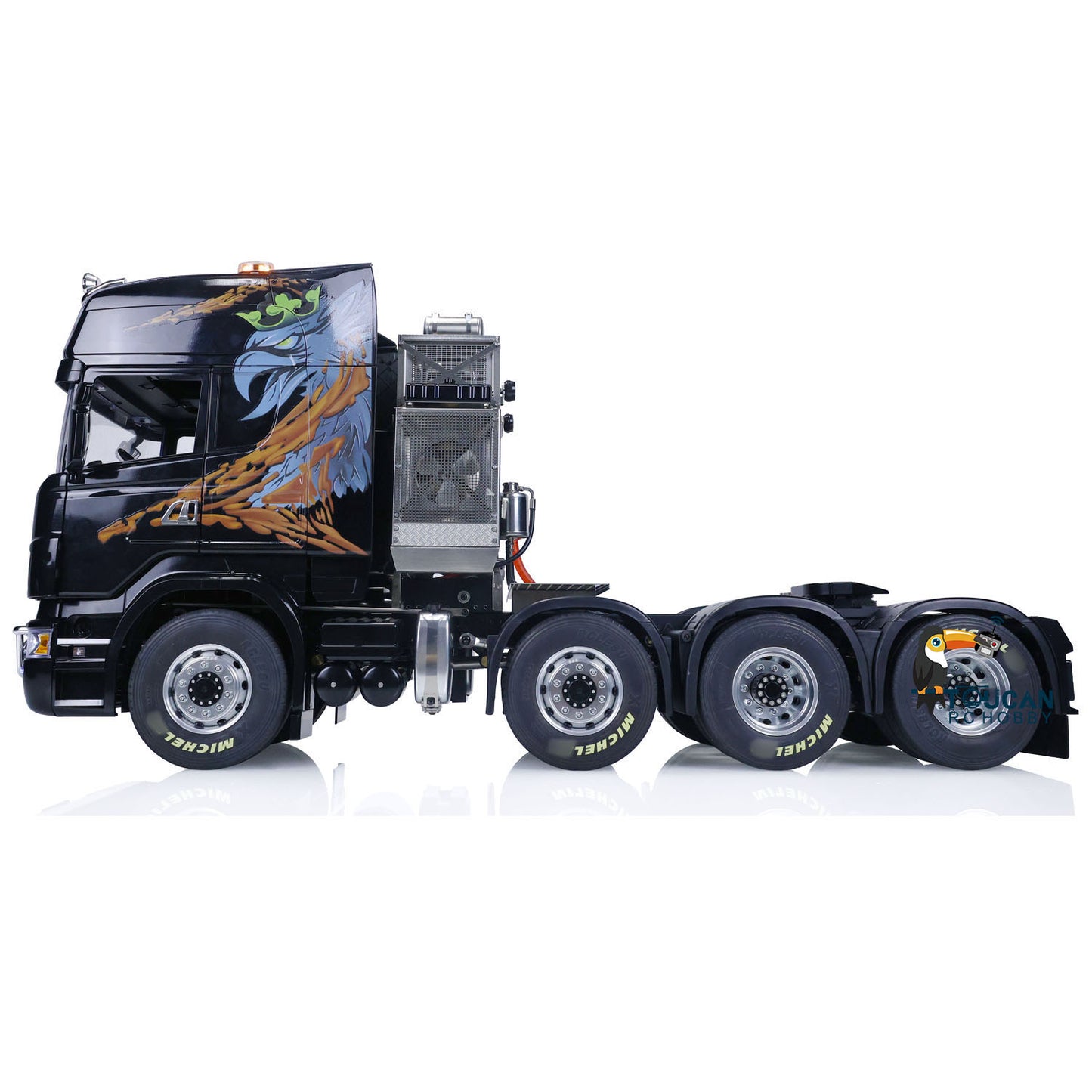 LESU 1/14 Remote Control Tractor Truck for 8X8 TOUCAN Tamiya Remote Control RTR Car Adults