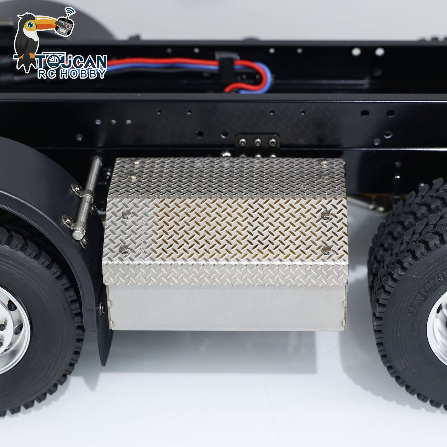 Metal 1/14 8x4 Hydraulic Flip-over Cover RC Tipper Truck Remote Control Dump Car LED Lights Sound System Assembled Painted