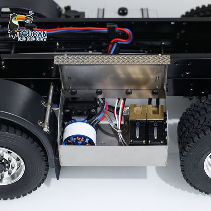 1/14 Metal 8x8 Hydraulic RC Tipper Truck Flip-over Cover Remote Control Dump Simulation Car PNP ESC Servo Motor