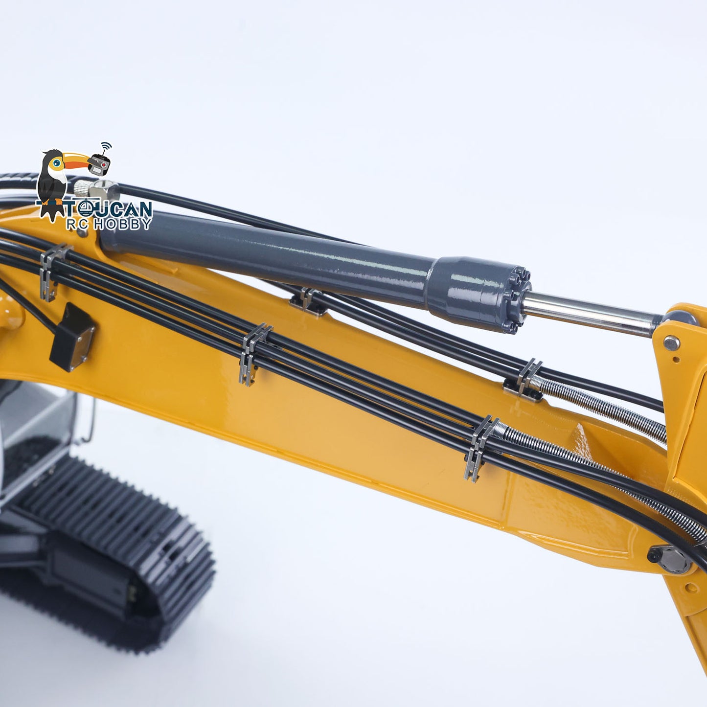 XDRC 1/14 Hydraulic RC Excavator 945 Painted Assembled Digger Upgraded 5CH Valve W/ PL18EV Radio Light Sound System