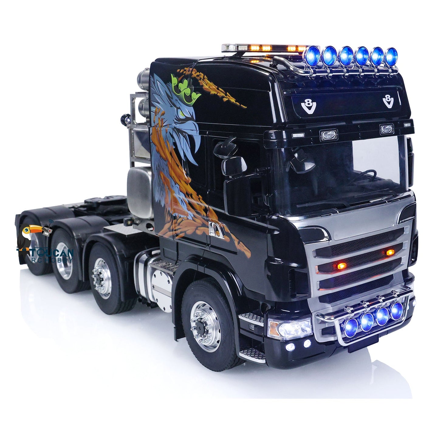 1/14 TOUCAN 8X8 RC Tractor Truck for Tamiya TOUCAN Remote Control Trucks