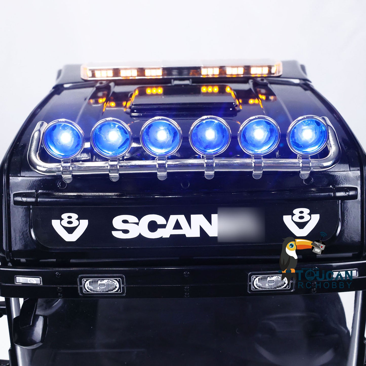 LESU 1/14 Remote Control Tractor Truck for 8X8 TOUCAN Tamiya Remote Control RTR Car Adults