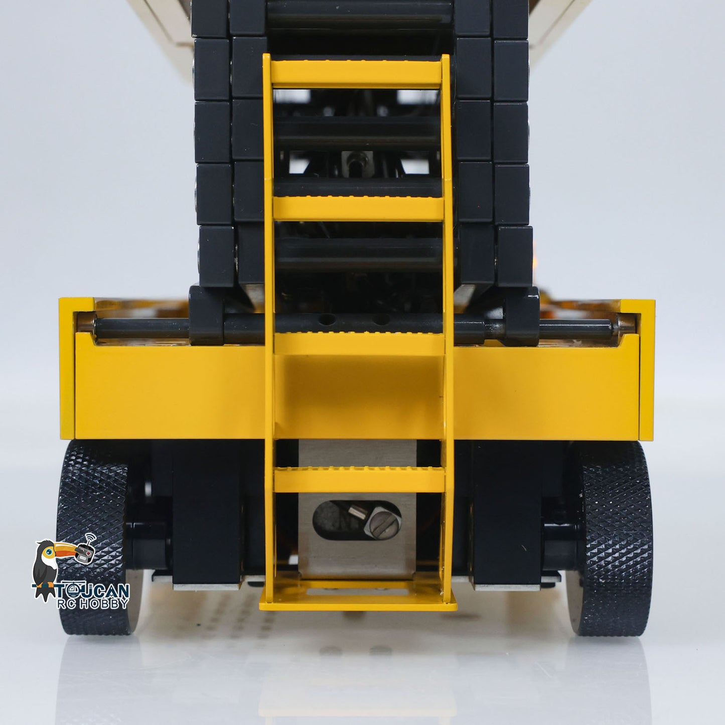 CUT 1/14 Metal Hydraulic Scissor Lift RC Platform Truck TOUCAN Paint Ready to Run Motor ESC Servo I6S Radio Adults Collection