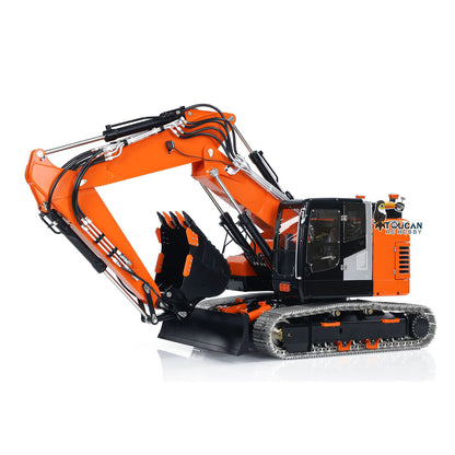 LESU Aoue ET26L 1/14 Metal RC Excavator B0012 RTR Hydraulic Short Tail Tracked Digger Simulated GPS Light System FlySky PL18EV Controller