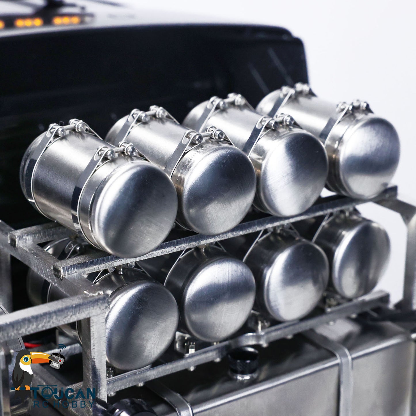 LESU 1/14 Remote Control Tractor Truck for 8X8 TOUCAN Tamiya Remote Control RTR Car Adults