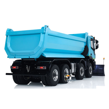 1:14 8x8 RC Hydraulic Equipment Radio Control Tipper Car 2-speed Dump Truck DIY Model Sound Light ST8 LED Light Sound