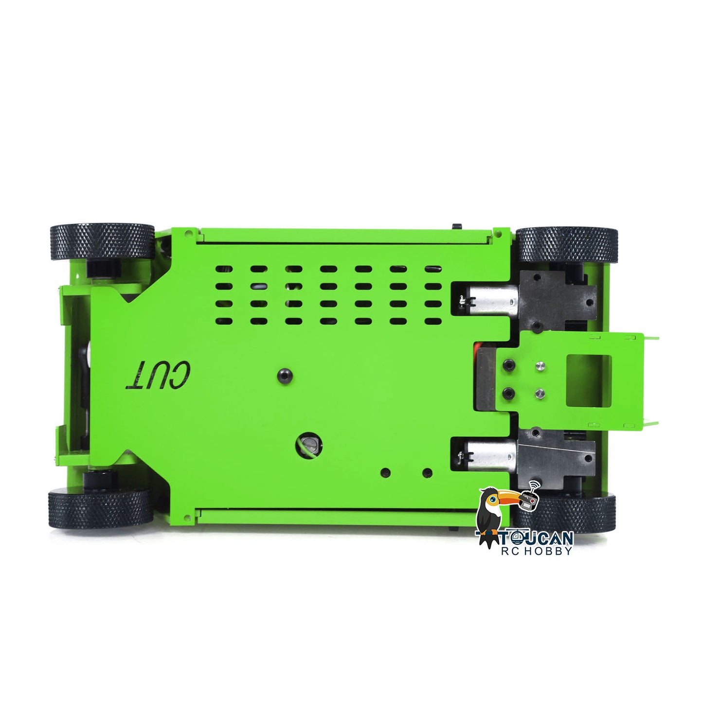 CUT 1/14 Metal Hydraulic Scissor Lift RC Platform Truck TOUCAN Paint Ready to Run Motor ESC Servo I6S Radio Adults Collection