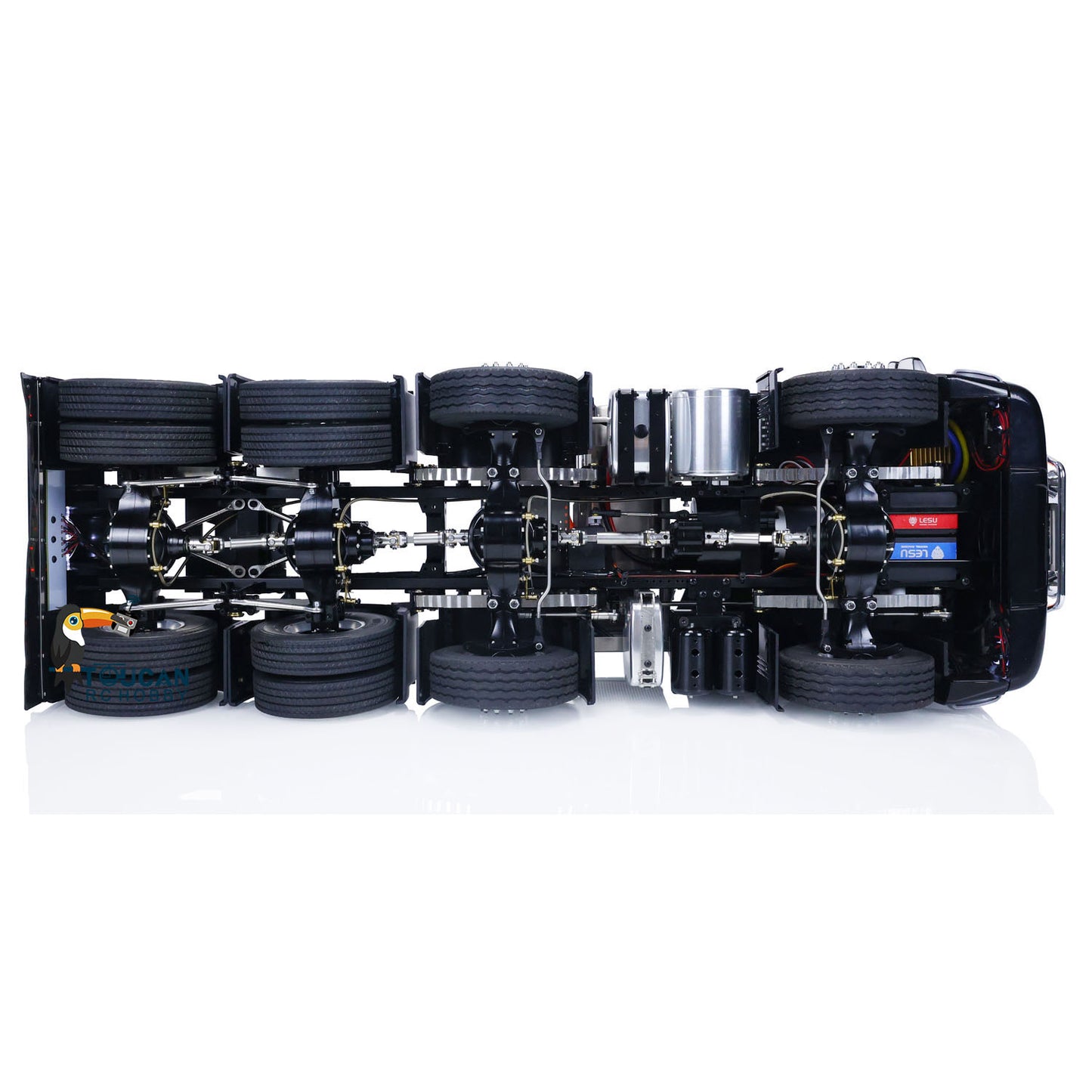 LESU 1/14 Remote Control Tractor Truck for 8X8 TOUCAN Tamiya Remote Control RTR Car Adults