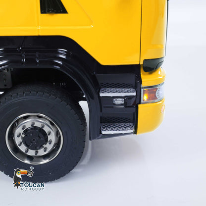 TOUCAN RC HOBBY LXY 1/14 Hydraulic RC Roll On Off Dump Truck 8x8 3Speed Gearbox Remote Control Full Tipper 770S Axle Locks Metal Shafts