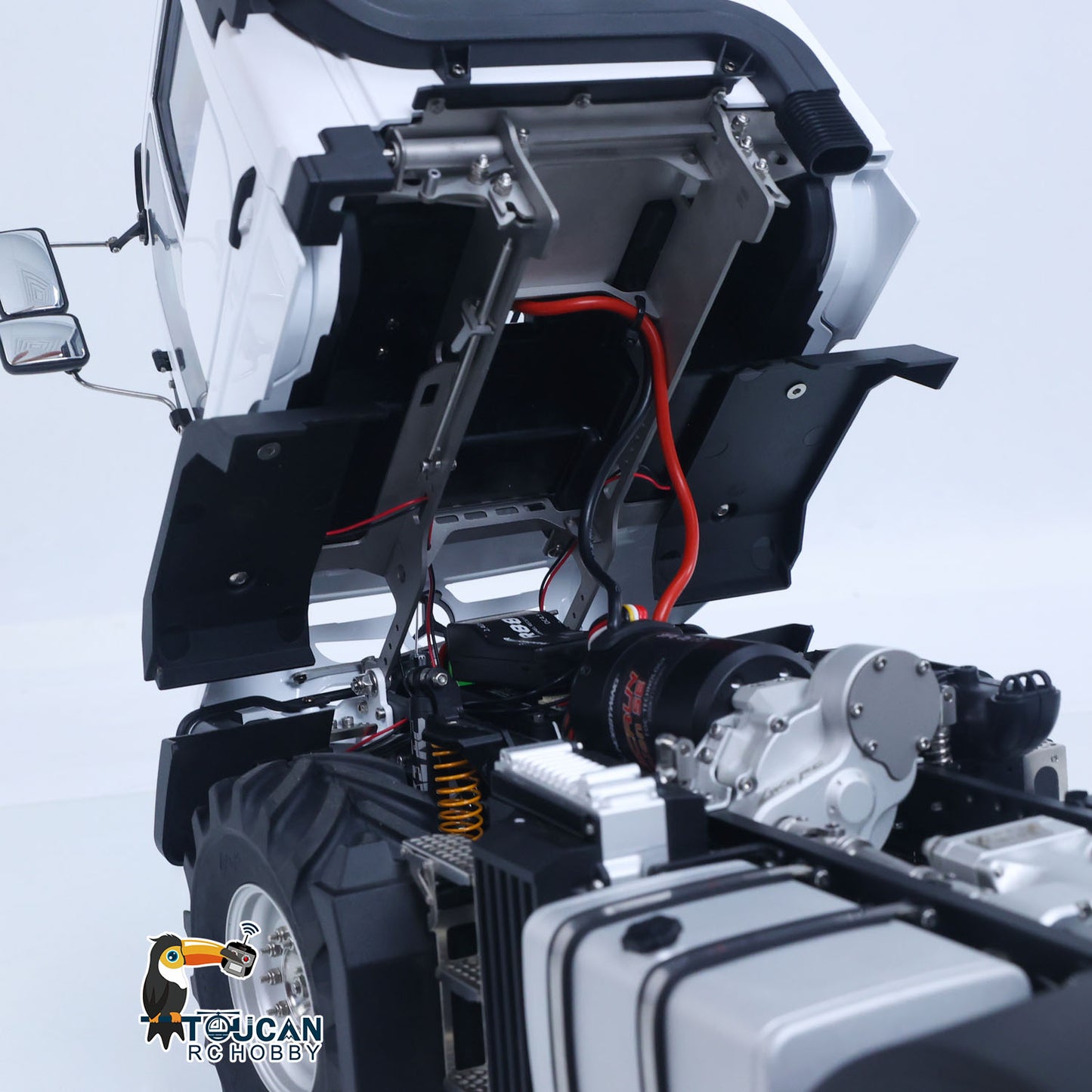 U535 Lite 4X4 1/14 Remote Control Rock Crawler Car RC Off Road Vehicle Metal Drive Shafts 2Speed Gearbox Brushless Motor ESC