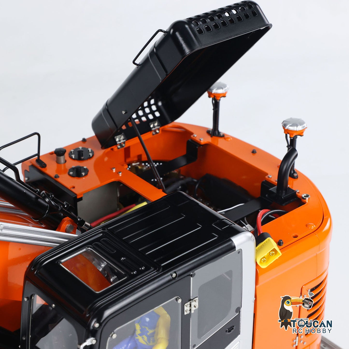 LESU Aoue ET26L 1/14 Metal RC Excavator B0012 RTR Hydraulic Short Tail Tracked Digger Simulated GPS Light System FlySky PL18EV Controller
