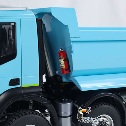 1:14 8x8 RC Hydraulic Equipment Radio Control Tipper Car 2-speed Dump Truck DIY Model Sound Light ST8 LED Light Sound