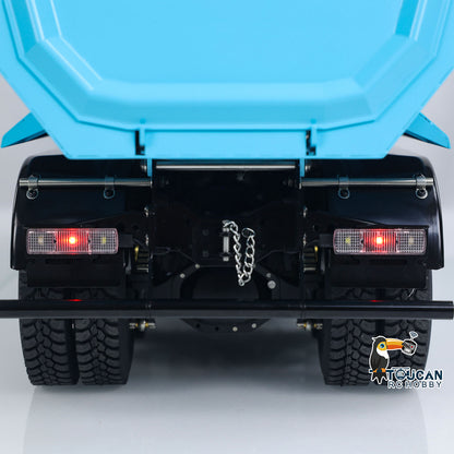 1:14 8x8 RC Hydraulic Equipment Radio Control Tipper Car 2-speed Dump Truck DIY Model Sound Light ST8 LED Light Sound