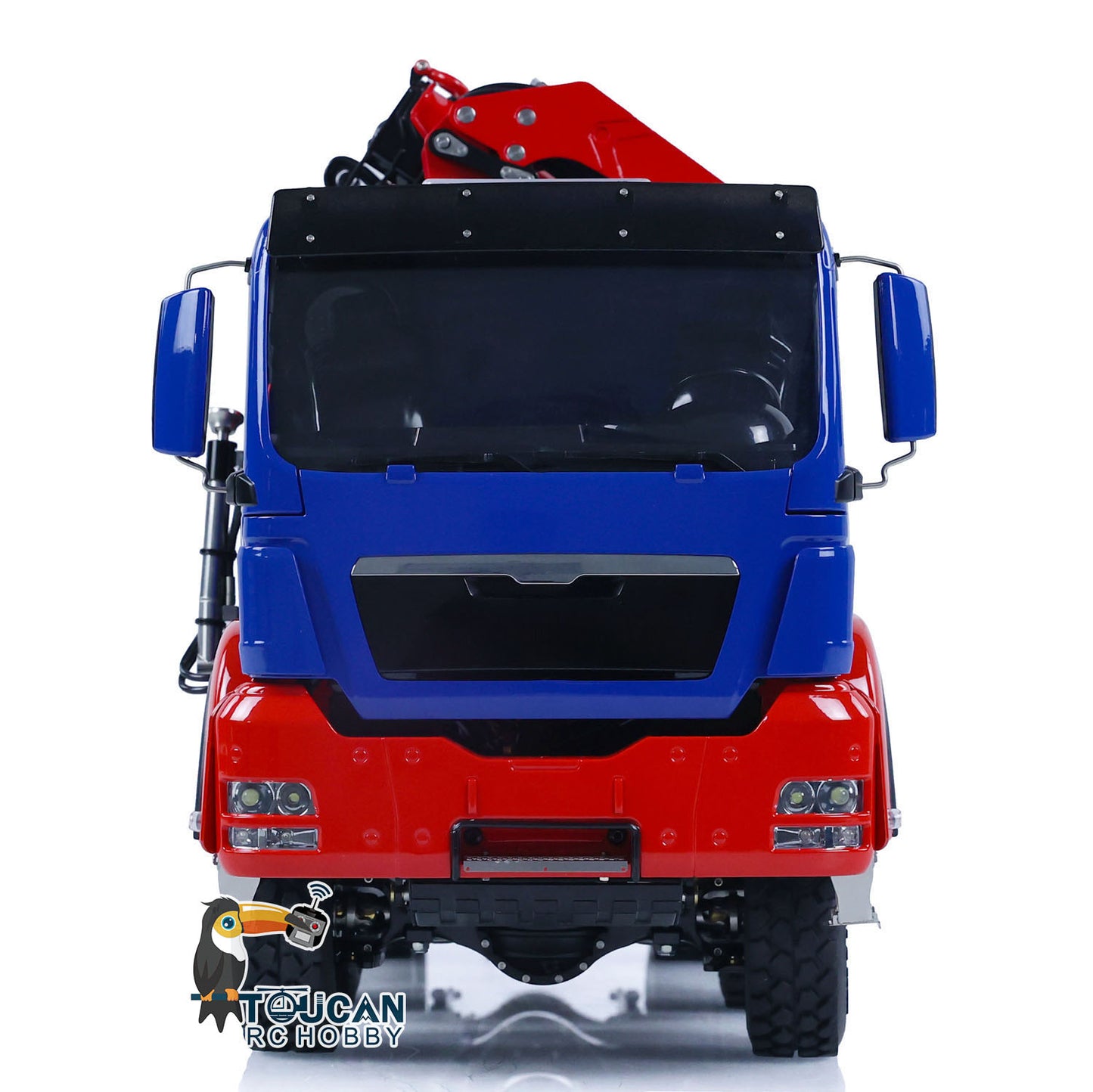 LESU Z0063 1/14 Metal Hydraulic 3 Ways RC Dump Truck with Crane 7CH Valve Paladin PL18EV Remote Controller 2 Speed Transmission Sound Light System