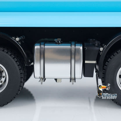 1:14 8x8 RC Hydraulic Equipment Radio Control Tipper Car 2-speed Dump Truck DIY Model Sound Light ST8 LED Light Sound