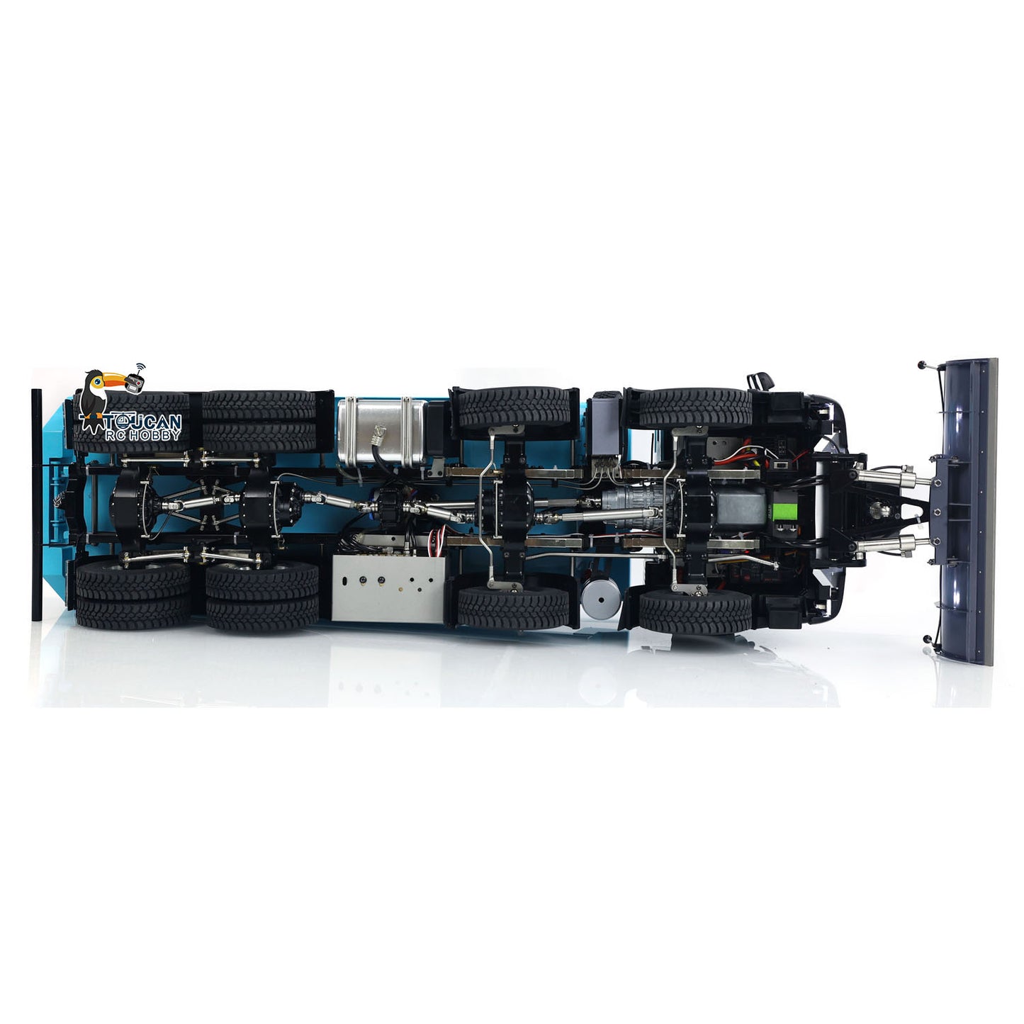 1:14 8x8 RC Hydraulic Equipment Radio Control Tipper Car 2-speed Dump Truck DIY Model Sound Light ST8 LED Light Sound