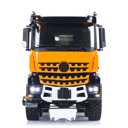 Toucanhobby BZ4663 1/14 Metal 8x8 RC Tractor Truck PNP 3 Speed Transmission Differential Lock Axles Remote Winch ST8 Controller Light Sound for Model Collectors