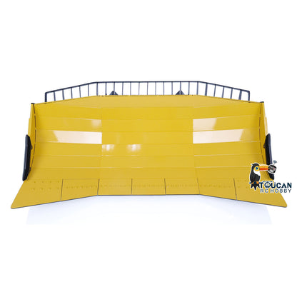 JDModel Metal Dozer Blade Fuel Tank Tracks for 1/14 JDM-98 DXR2 RC Hydraulic Bulldozer DIY Model for Construction Vehicle Enthusiast