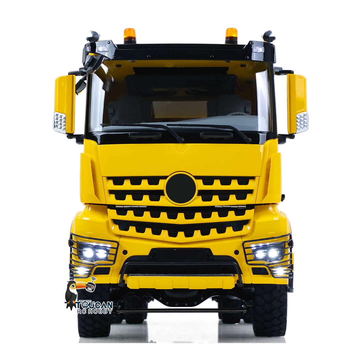 MODO 6X6 Metal Chassis 3348 RC Hydraulic Dumper 1/14 Radio Controlled Tipper NO Lock Light Sound Radio Battery Construction Truck RTR