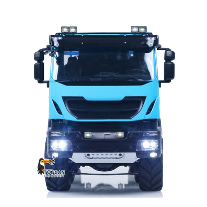 MODO 1/14 Metal 8x8 RC Crawler Car PNP FlySky ST8 Radio Controller Light Sound System Electric Winch Differential Lock 2-speed gearbox for Enthusiast