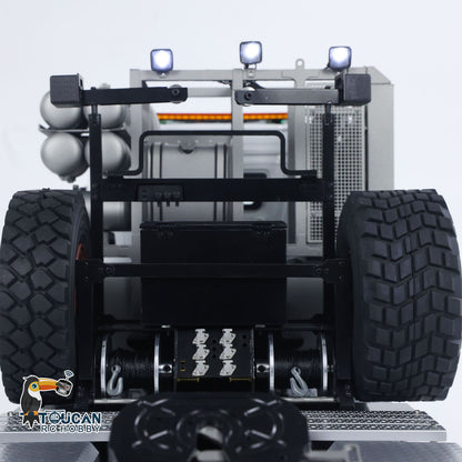 Toucanhobby BZ4663 1/14 Metal 8x8 RC Tractor Truck PNP 3 Speed Transmission Differential Lock Axles Remote Winch ST8 Controller Light Sound for Model Collectors