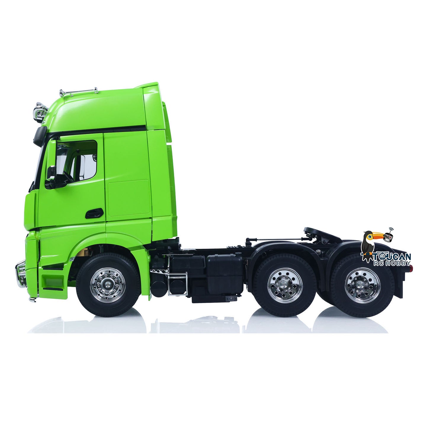 1/14 6*6 RC Tractor Truck 3363 Remote Control Lorry Car Model 540 Brushed Motor 60A ESC Openable Door Flysky I6S Radio RTR