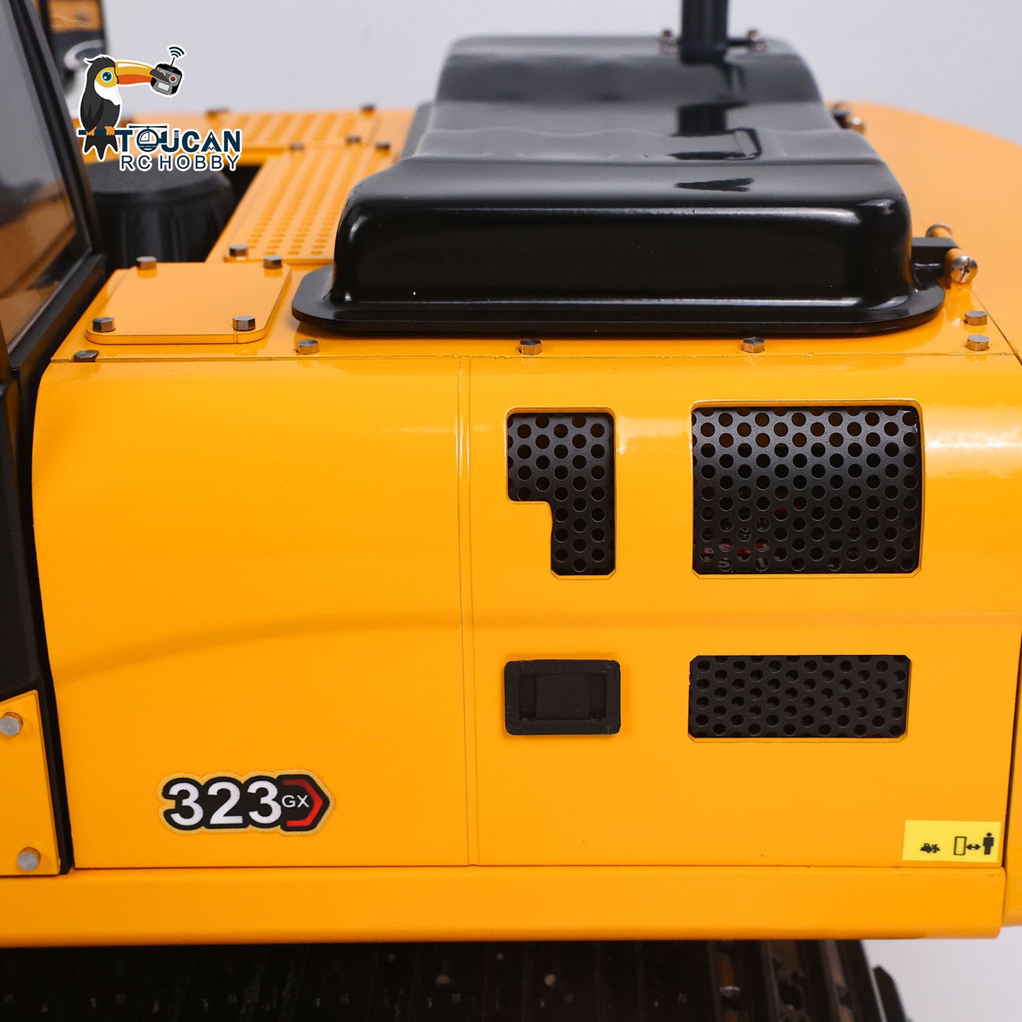US Stock TOUCAN RC HOBBY 323GX RTR Metal 1/12 Hydraulic Remote Control Excavator  3 Way Valve RC Digger Model Quick Coupler Flysky ST8 Radio Battery