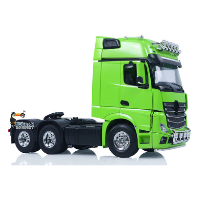 1/14 6*6 RC Tractor Truck 3363 Remote Control Lorry Car Model 540 Brushed Motor 60A ESC Openable Door Flysky I6S Radio RTR