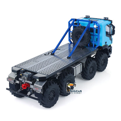 MODO 1/14 Metal 8x8 RC Crawler Car PNP FlySky ST8 Radio Controller Light Sound System Electric Winch Differential Lock 2-speed gearbox for Enthusiast