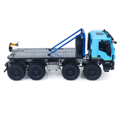 MODO 1/14 Metal 8x8 RC Crawler Car PNP FlySky ST8 Radio Controller Light Sound System Electric Winch Differential Lock 2-speed gearbox for Enthusiast