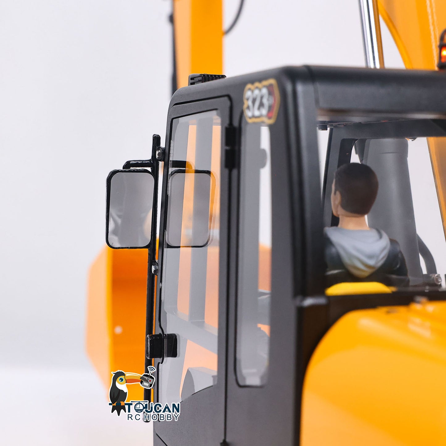 US Stock TOUCAN RC HOBBY 323GX RTR Metal 1/12 Hydraulic Remote Control Excavator  3 Way Valve RC Digger Model Quick Coupler Flysky ST8 Radio Battery